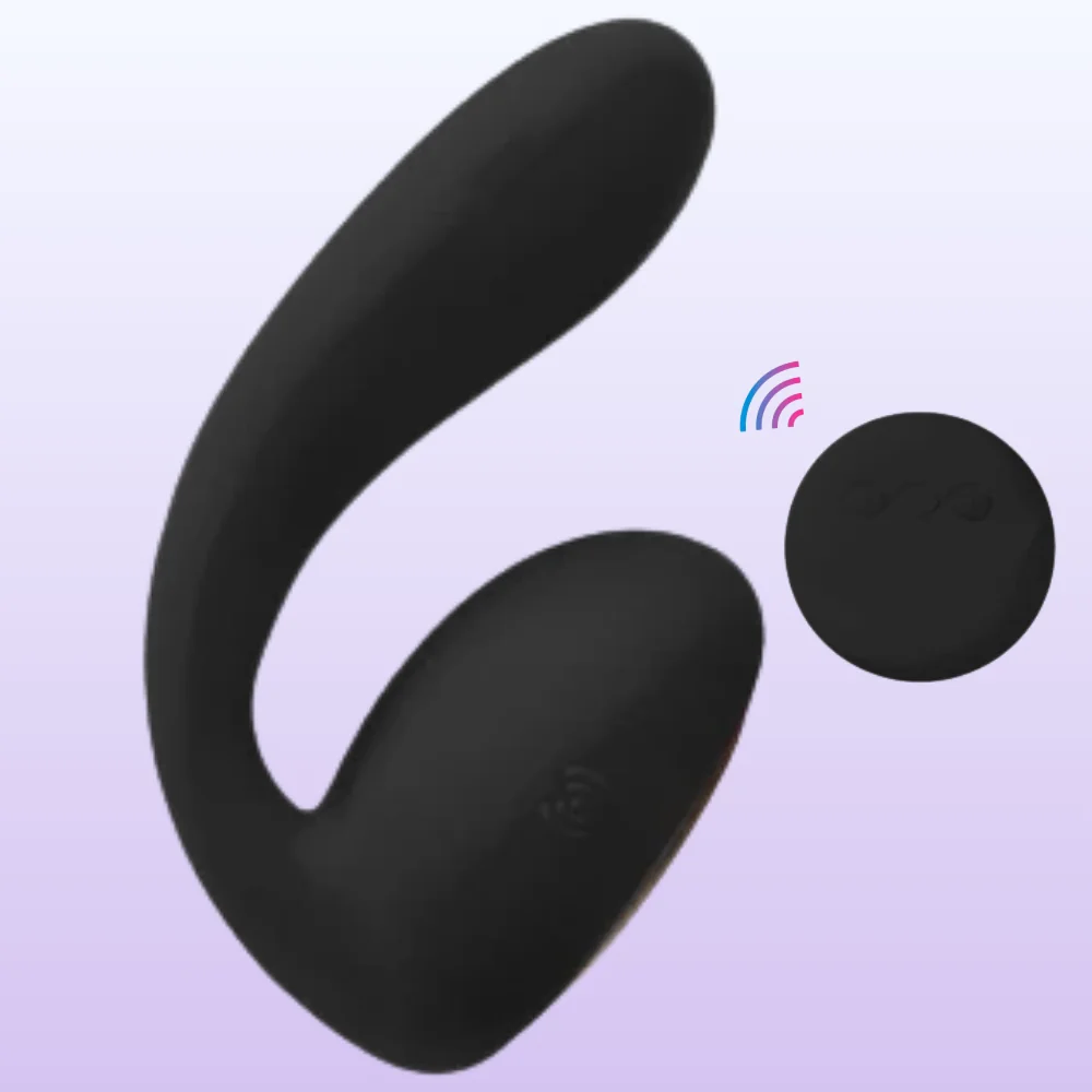 Lelo Ida Remote Control Couple Rotating Massager Black Uzaktan Kumandalı Vibratör