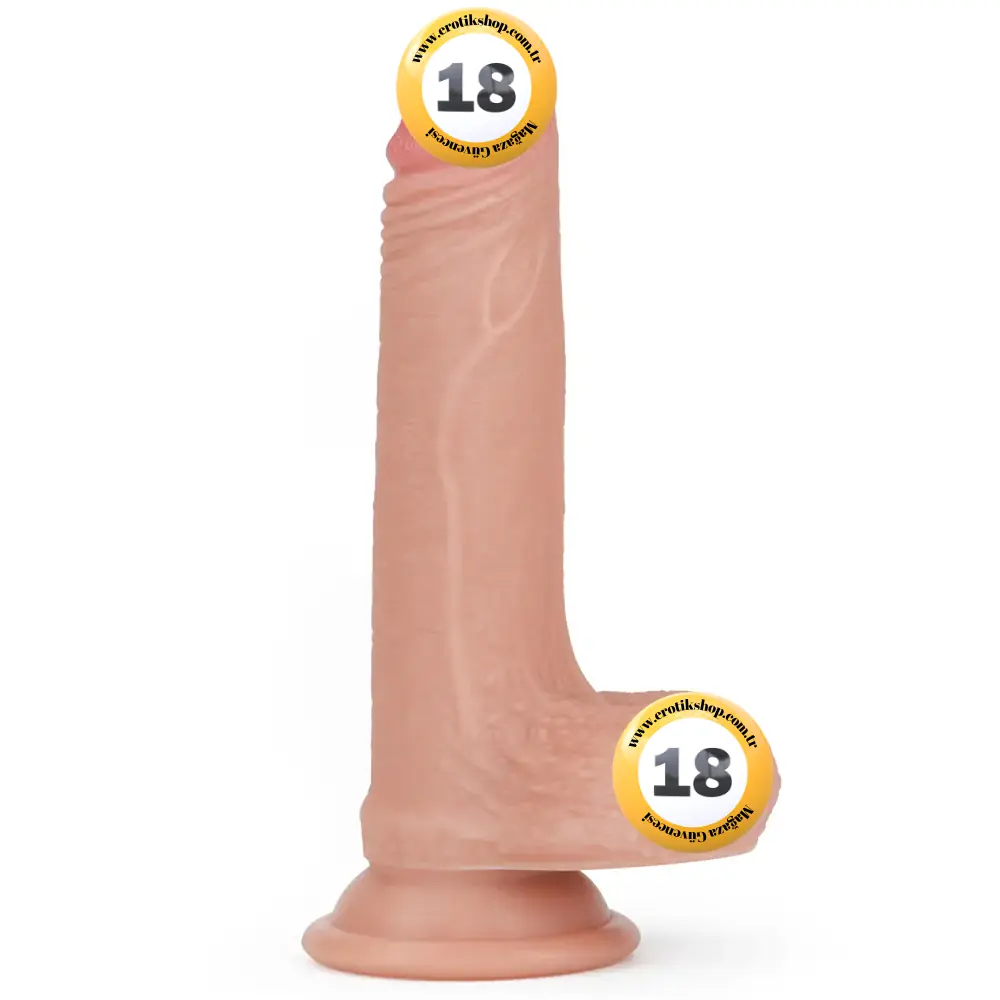 Lovetoy Dual Layered Silicone Cock 18 cm Realistik Penis LV4001F