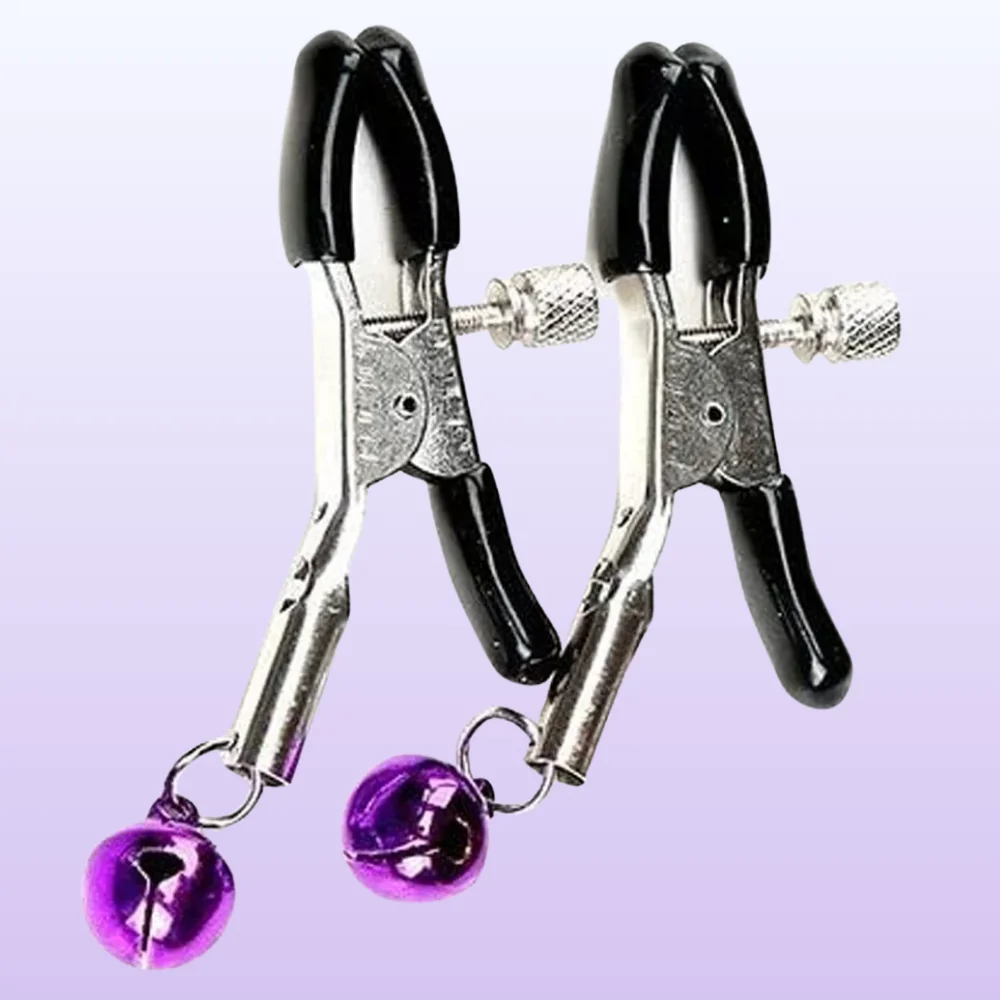 The Fetish Breast Clamp Ayarlanabilir Zilli Göğüs Ucu Klipsi