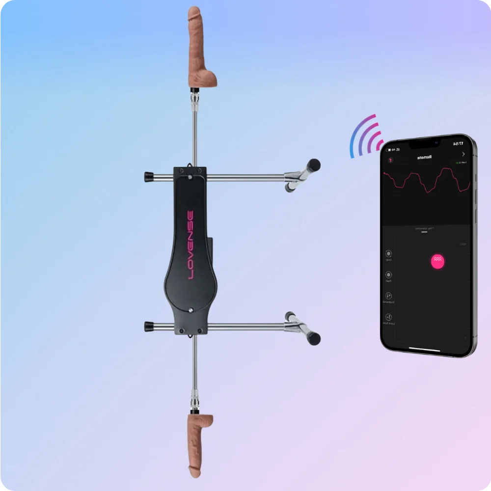 Lovense Sex Machine Telefon Kontrollü Güçlü Sex Makinesi