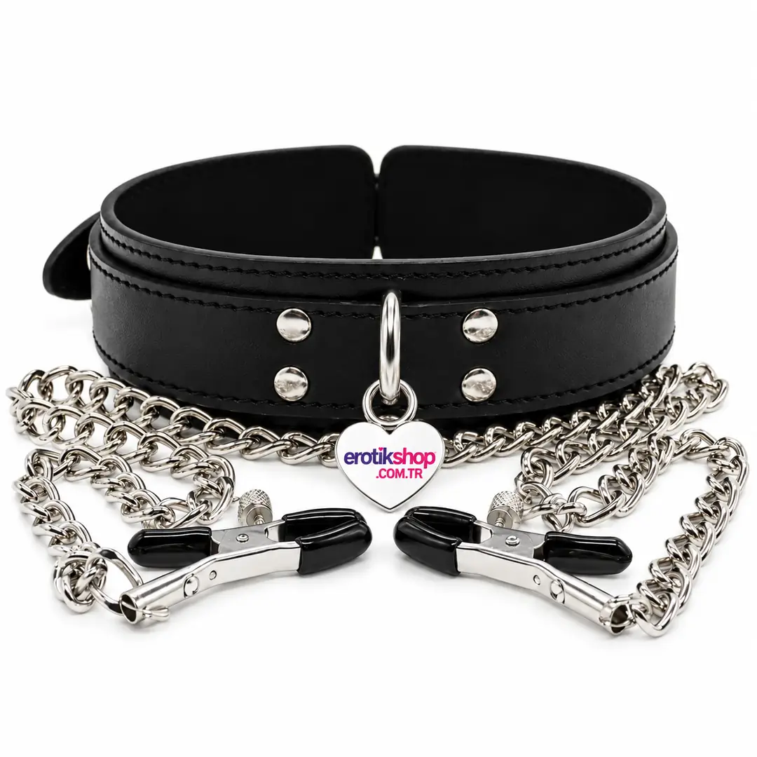 The Fetish Fantasy Series Collar Klipsli Tasma