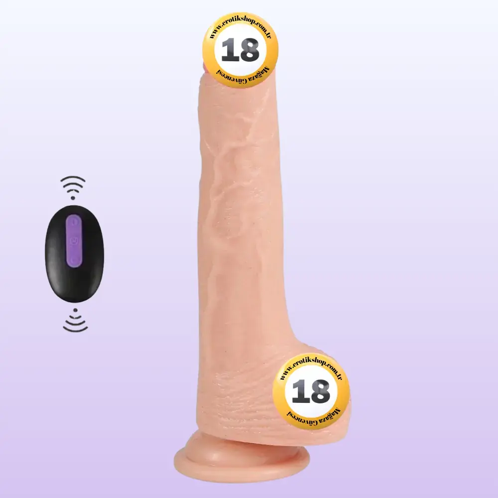 Shequ Dildo Series Harding 20 Mod Titreşimli Realistik Vibratör