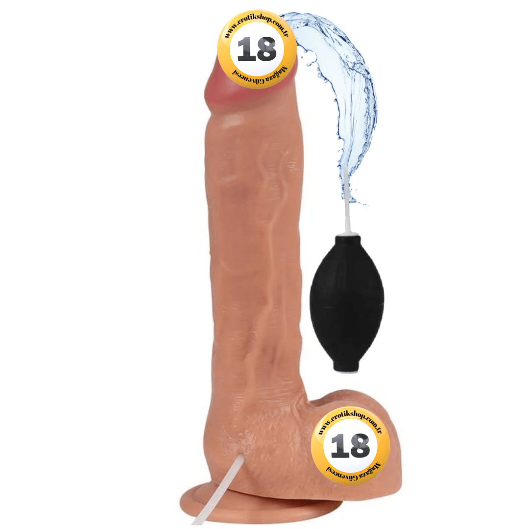 Xise Dildo Series Shoufei Squirting Dildo 24 Cm Boşalabilir Realistik Penis