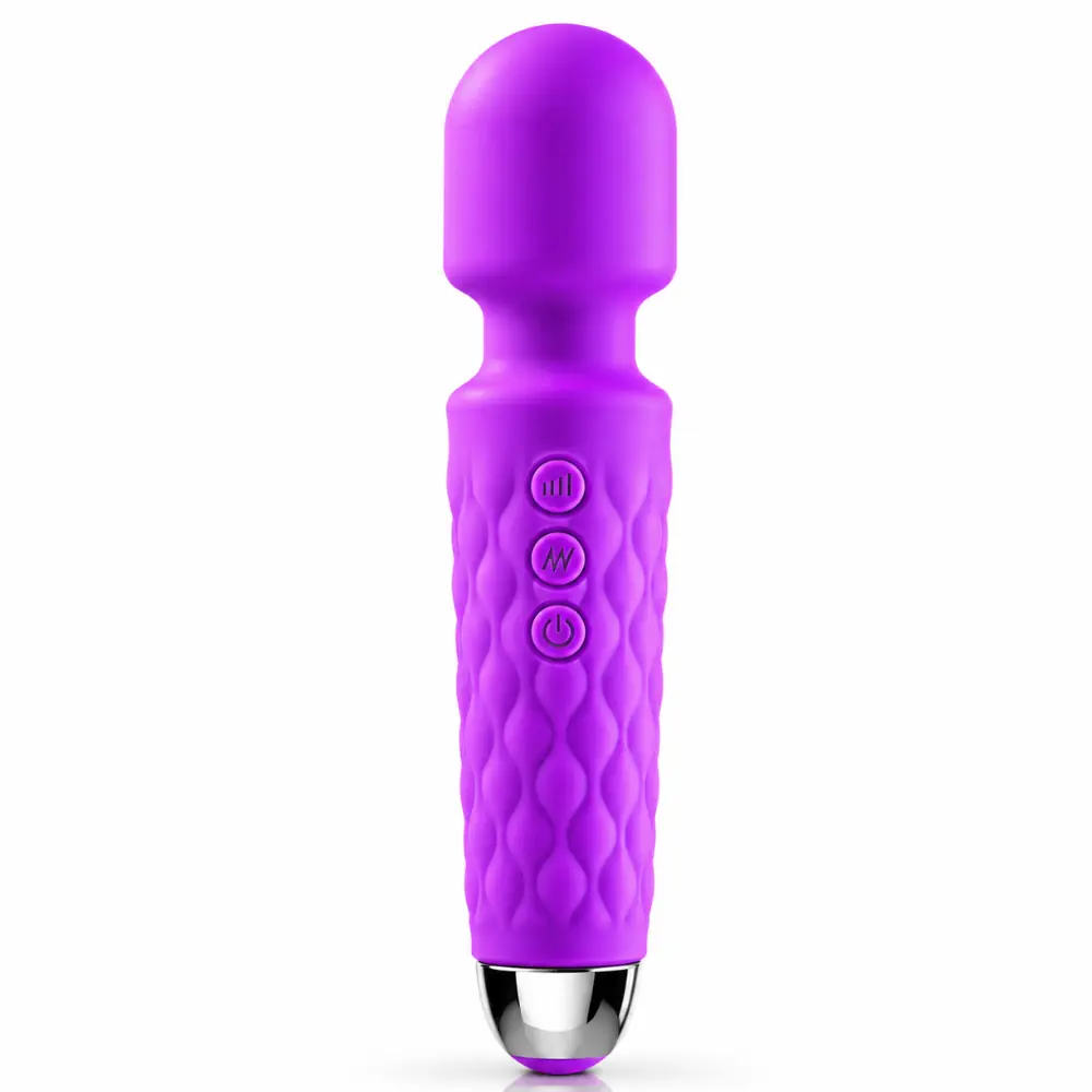Piq Toys The Massage Vibes Ultra Güçlü 20 Mod Usb Şarjlı Masaj Vibratör - Purple