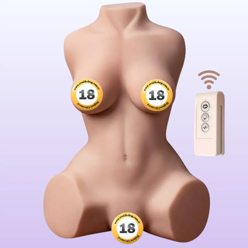 Shequ Delia Emiş Güçlü ve Titreşimli Realistik Vücut Masturbator SQ-MAS20015