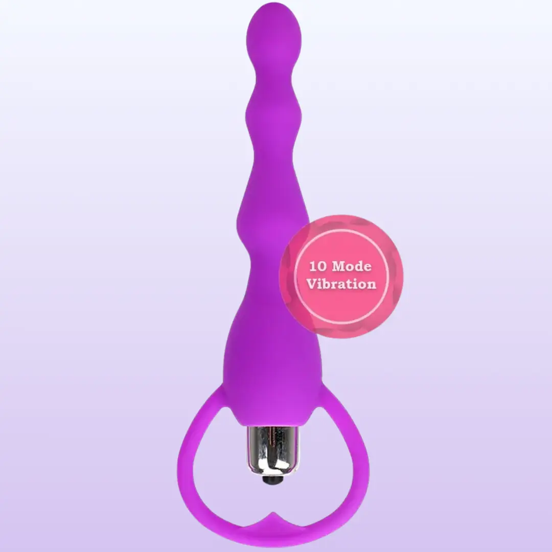 The Anal Fantasy Luiluer Exovid 10 Mod Boğumlu Anal Vibratör-Purple