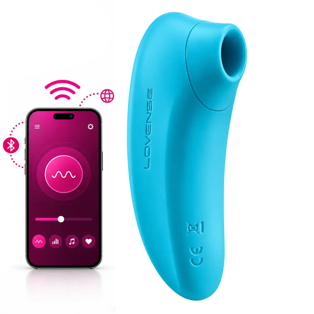 Lovense Tenera Telefon Kontrollü Emiş Güçlü Vibratör