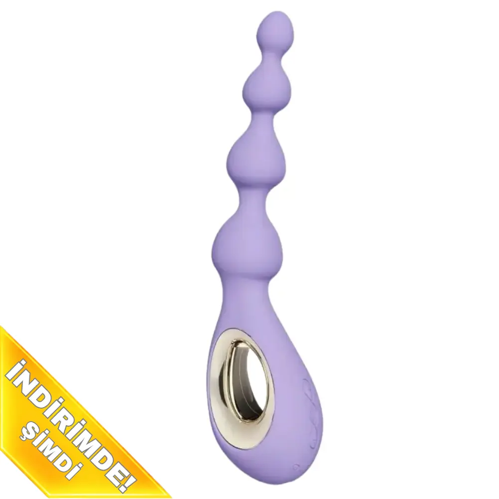 Lelo Soraya Beads Şarj Edilebilir Silikon Anal Boncuk Vibratör - Lilac