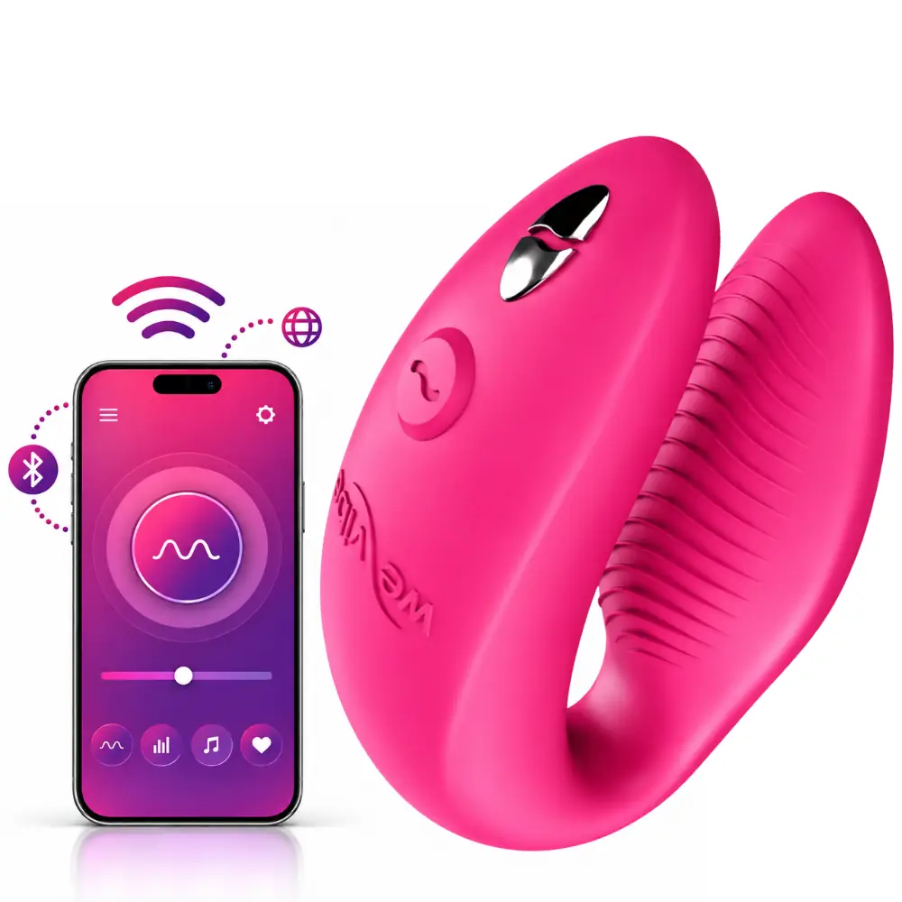 We-Vibe Sync 2 Telefon Kontrollü Uzaktan Kumandalı Couples Vibratör - Pink