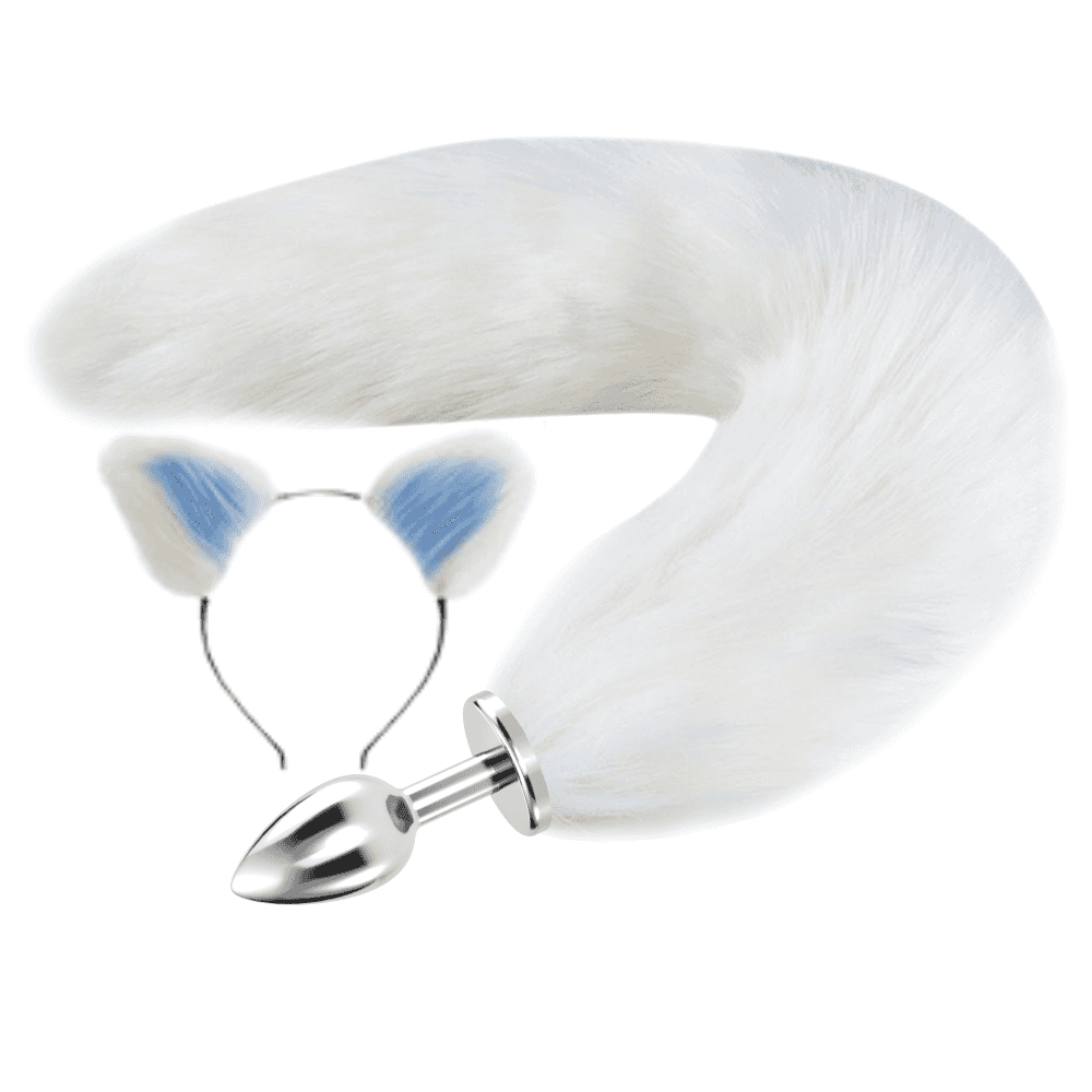 The Anal Fantasy Tail Plug Taçlı Metal Anal Plug-Medium