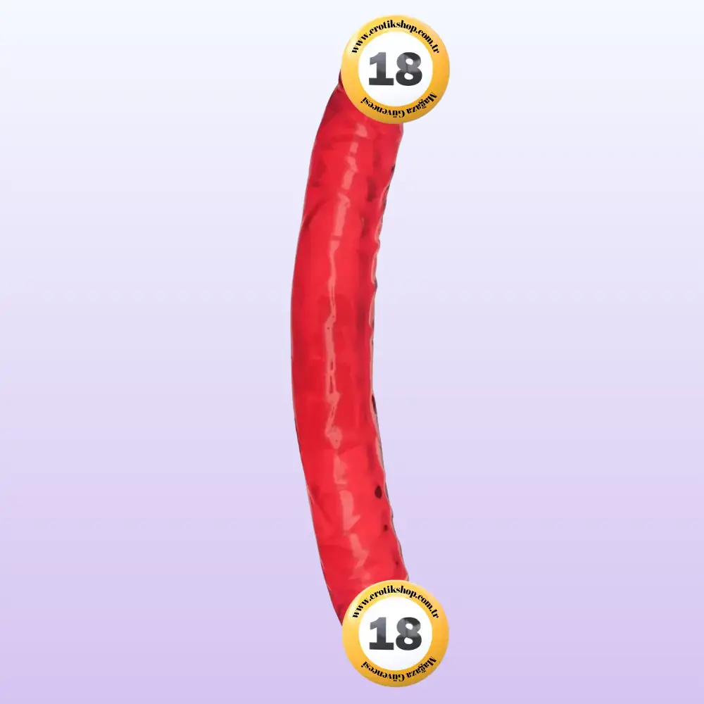 Doc Johnson Crystal Jellies 30 Cm Çift Taraflı Realistik Jel Penis