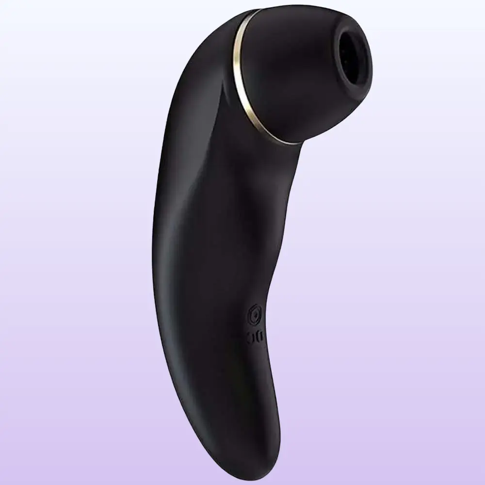 Oral Sex Series Womanizer Emiş Güçlü Çift Taraflı Vibratör-Black