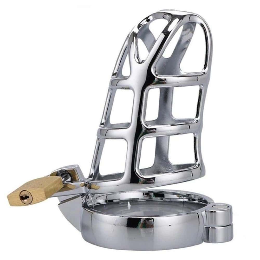 The Cock Cage Male Chastity Metal Spider Penis Kilidi 50 mm