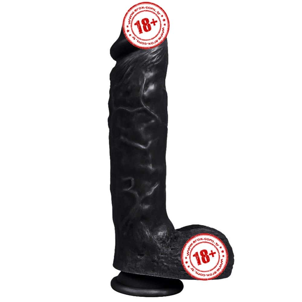 Xise Dildo Series Spartacus 24 cm Realistik Penis XS-WBC10003-Black