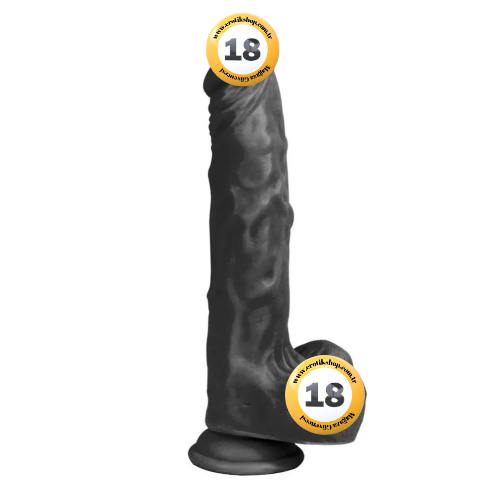 Xise Dildo Series Victory Hero 24 cm Realistik Penis XS-WBC10005-Black