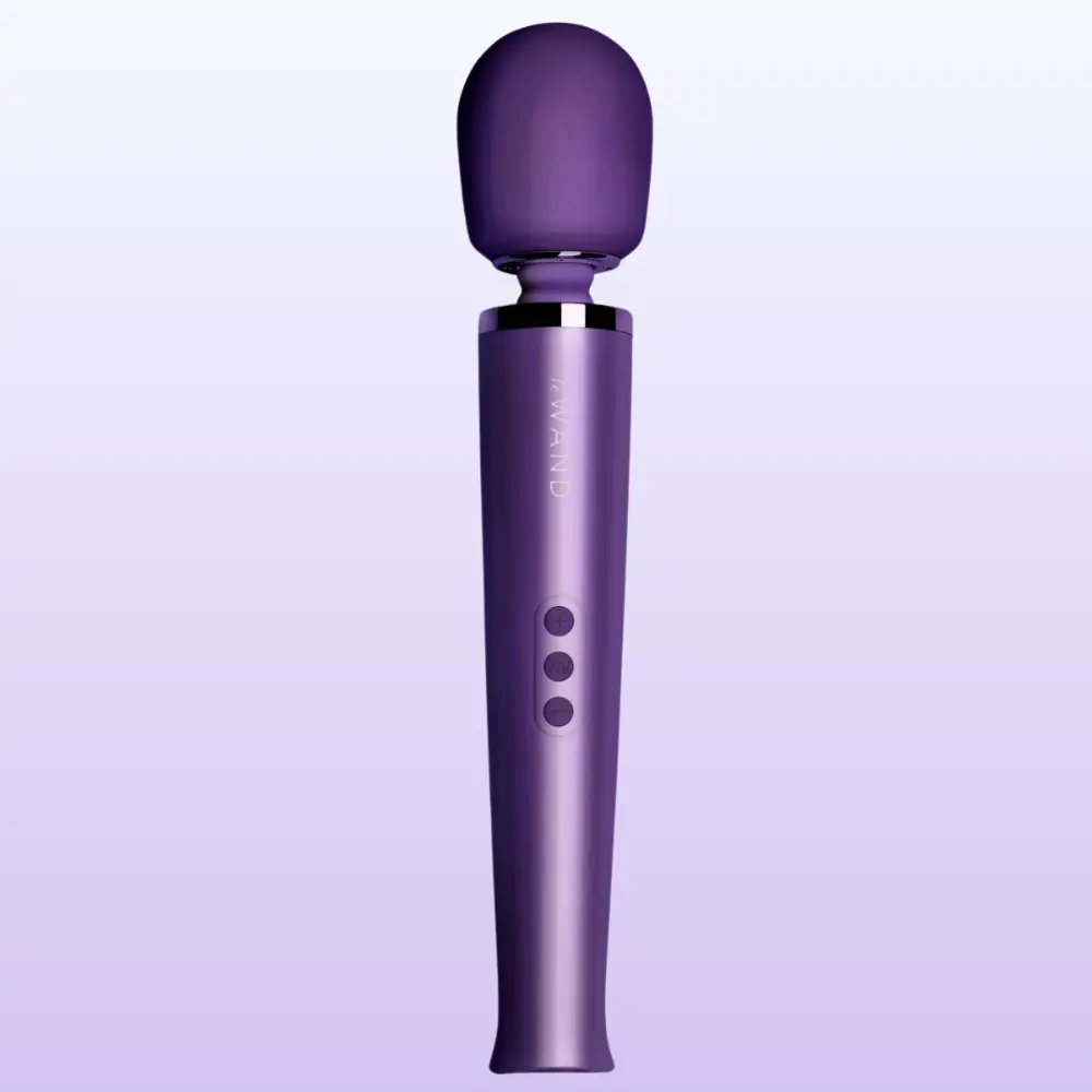 Le Wand Rechargeable Body Wand Massager Purple Masaj Aleti