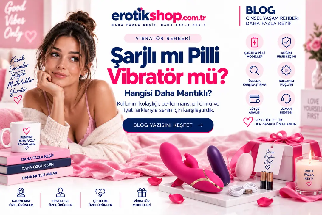 Şarjlı mı Pilli Vibratör mü? Hangisi Daha Mantıklı?