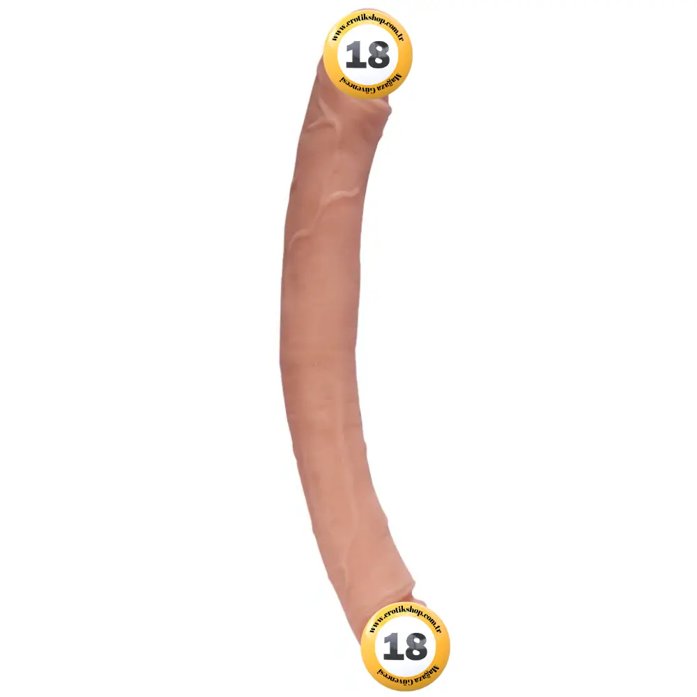 Shequ Dildo Series Elvis 30 Cm Çift Taraflı Realistik Penis