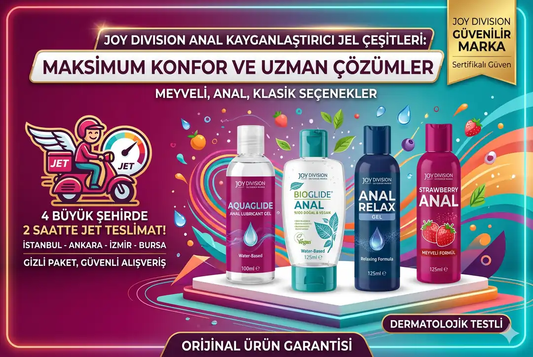 Joy Division Anal Kayganlaştırıcı Jel Çeşitleri