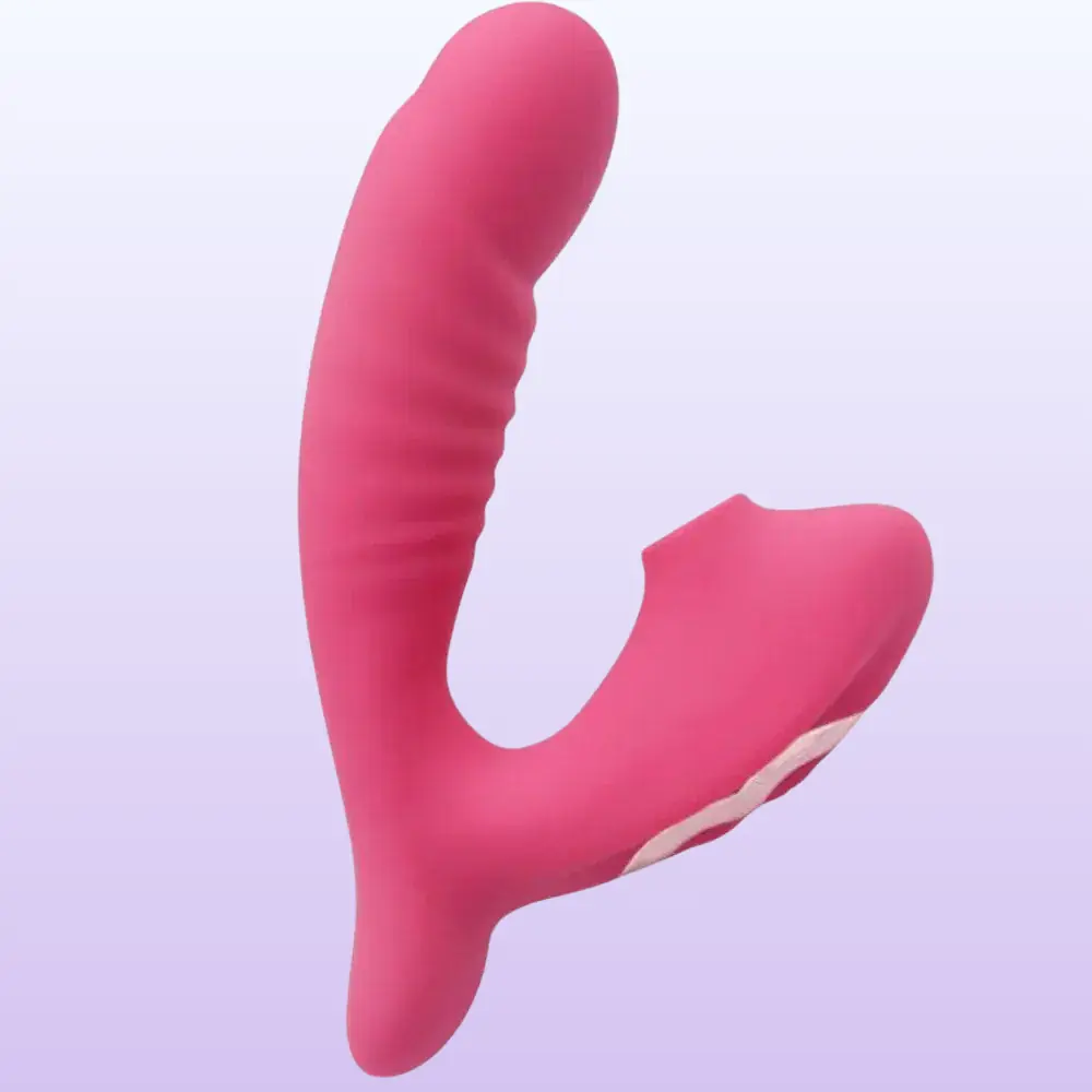 The Vibe Senox Emiş Güçlü ve G-Stimulant 10 Mod Vibrator-Pink