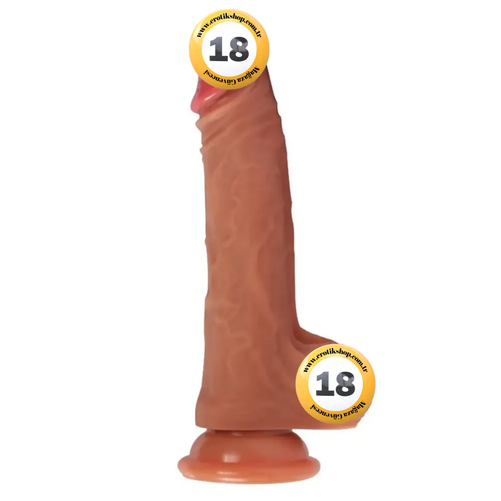 Shequ Dildo Series Kevin 20 cm Flexible Realistik Penis Model 2