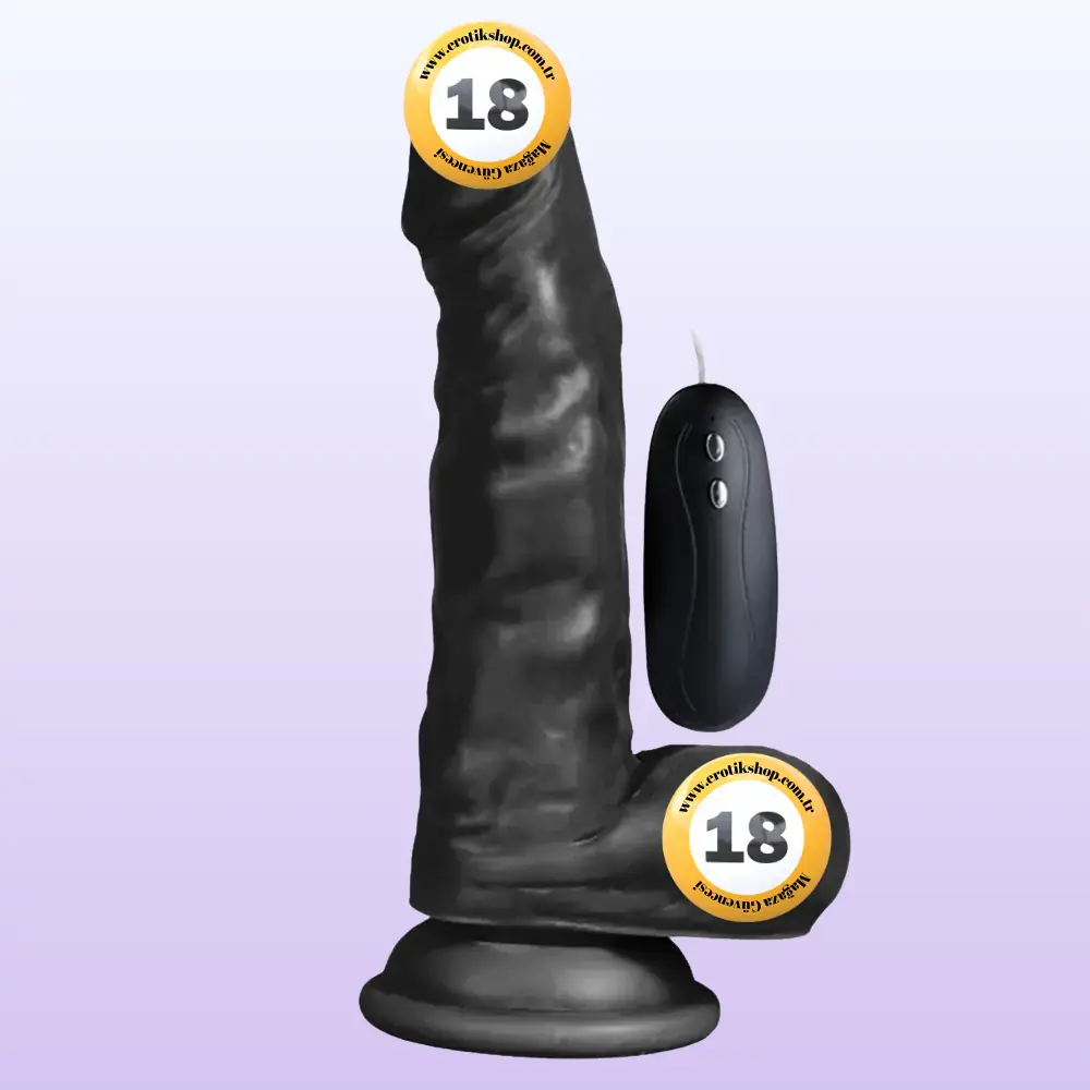 Xise Dildo Series Hunk Eagle 17 cm Titreşimli Realistik Penis XS-WBC10034-V-Black