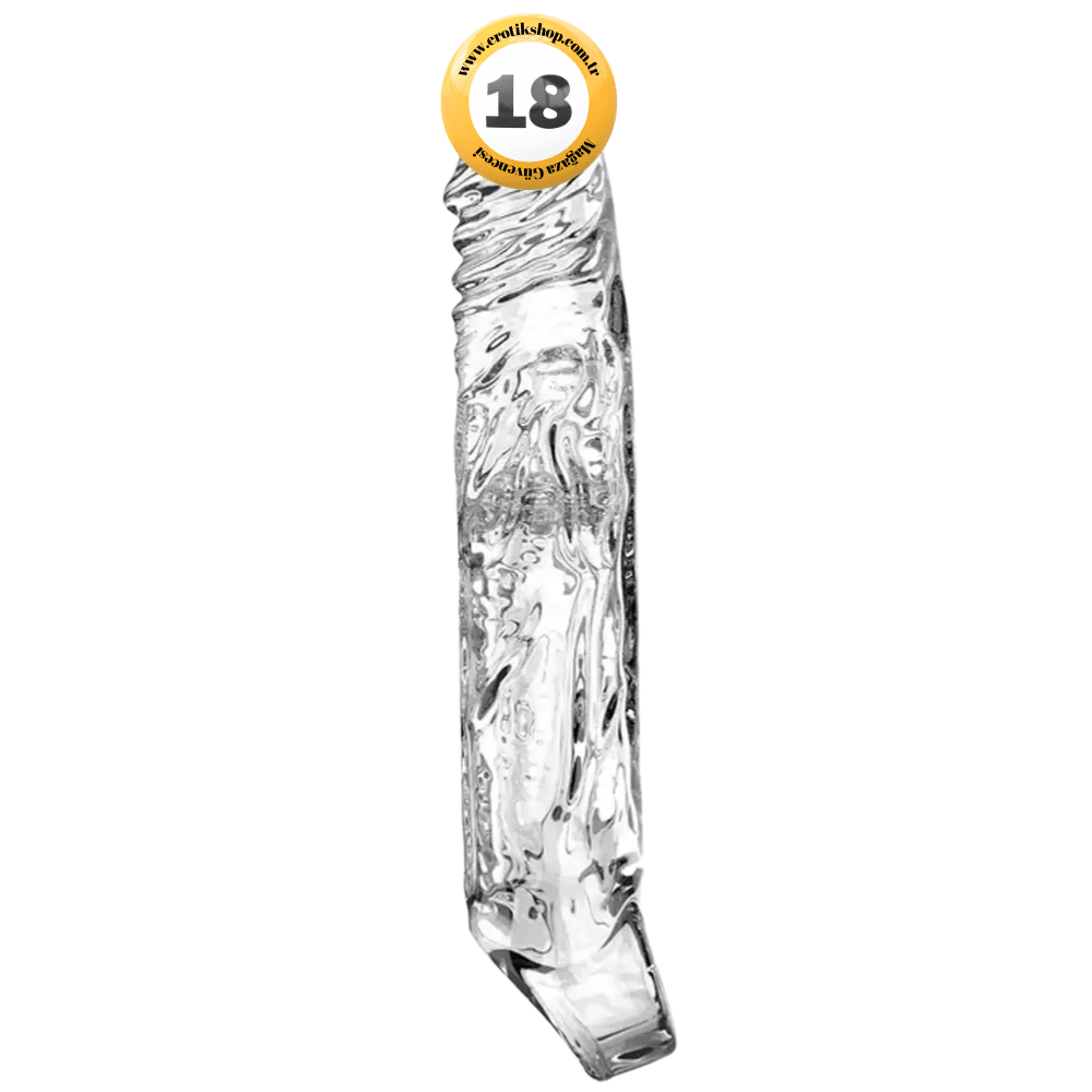 ToyJoy Get Real Extension Sleeve TPE XL 22.5 Cm Şeffaf Penis Kılıfı