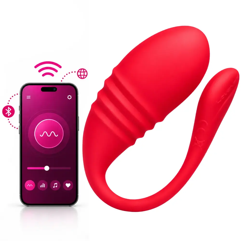 Lovense Vulse Telefon Kontrollü İtme ve Titreşimli Giyilebilir Vibratör