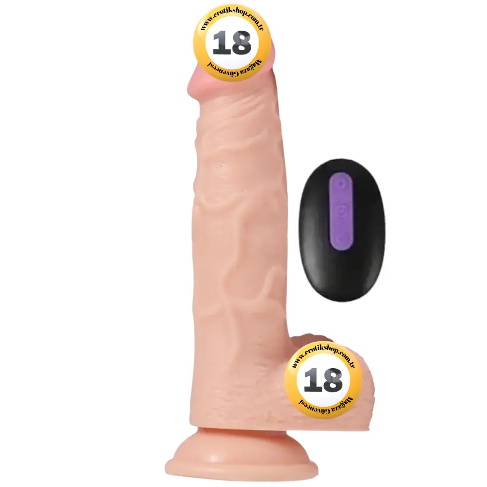 Shequ Dildo Series Hans 20 Mod Uzaktan Kumandalı Titreşimli Realistik Penis
