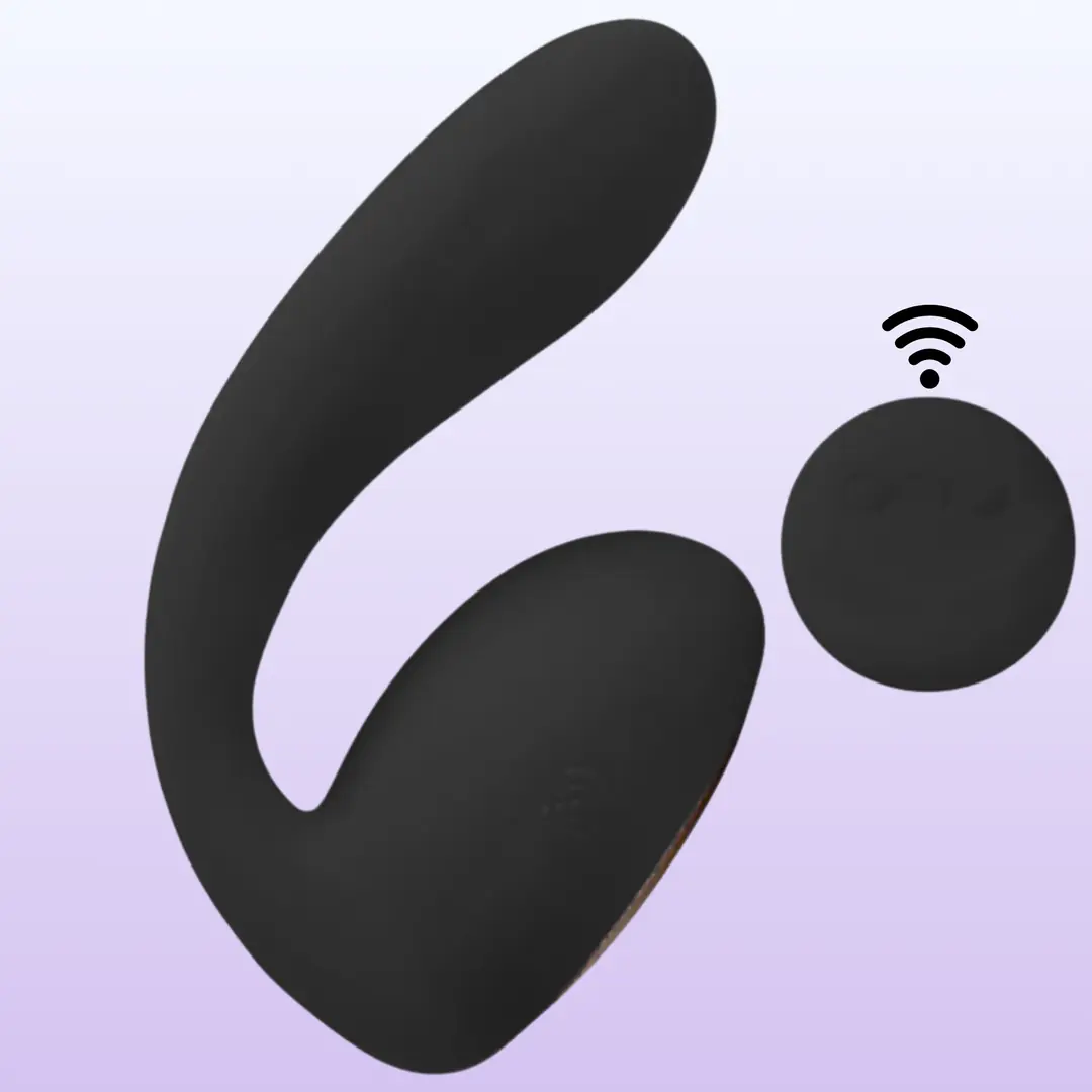 Lelo Ida Remote Control Couple Rotating Massager Black Uzaktan Kumandalı Vibratör