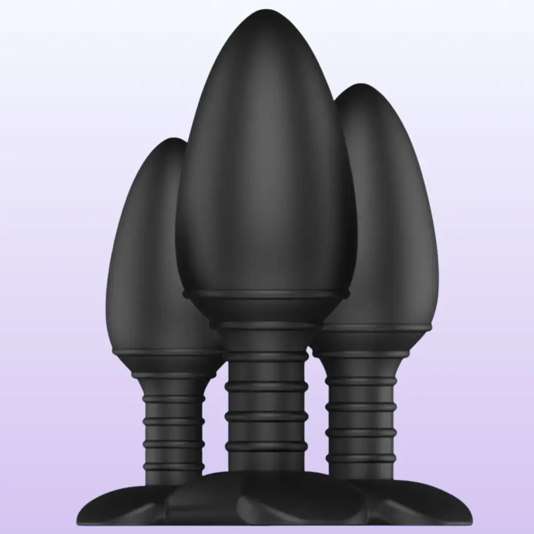 Nexus Butt Plug Trio Yumuşak Silikon Anal Alıştırıcı Set