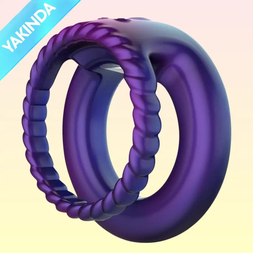 Hueman Jupiter Vibrating Cock and Ball Ring