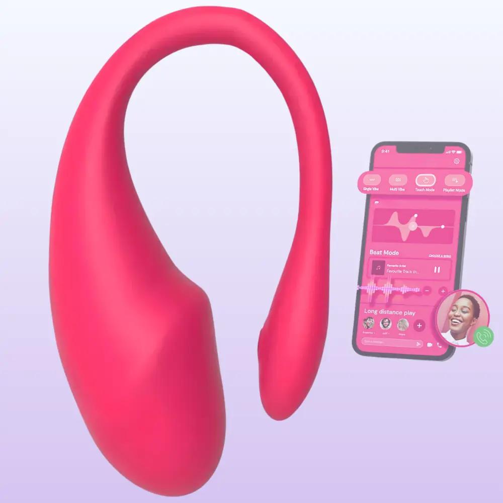 The Vibe Stimulation Push Telefon Kontrollü Giyilebilir Vibratör