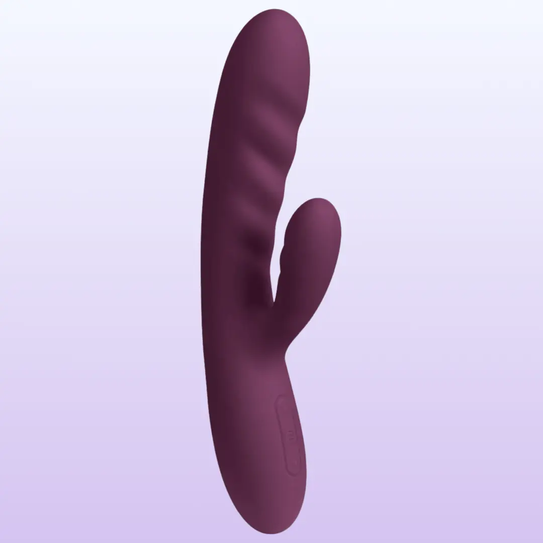 Svakom Avery Powerful Thrusting İleri Geri Hareketli Rabbit Vibratör - Avery-Purple