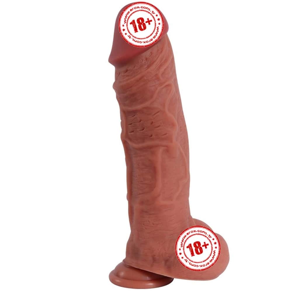 Xise Dildo Series Jihad King Natural Doku 27 Cm Büyük Realistik Penis