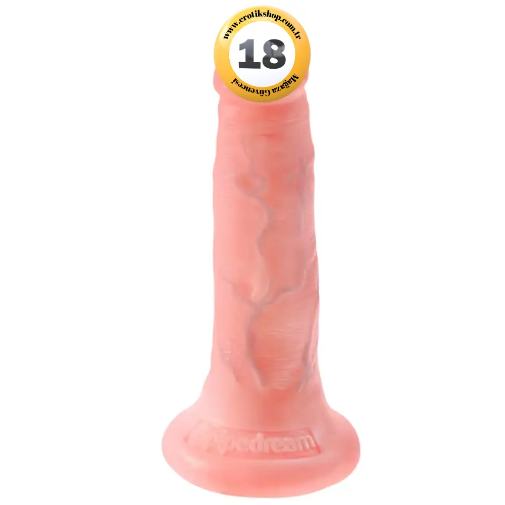 Pipedream King Cock 5'' Testissiz Realistik Dildo - Ten