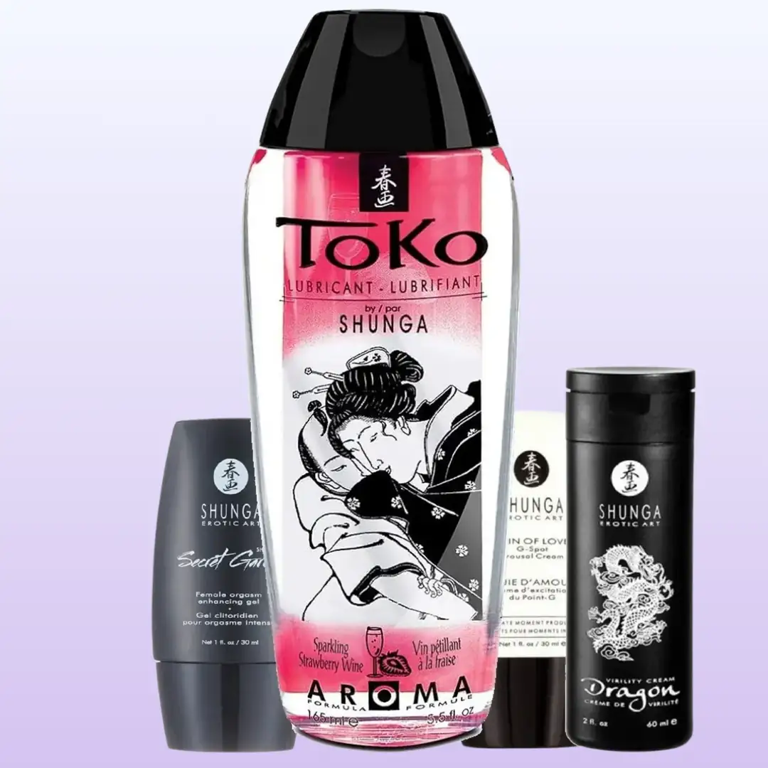 Shunga Erotica Art Naughty Kit Çiftlere Özel Kayganlaştırıcı Set