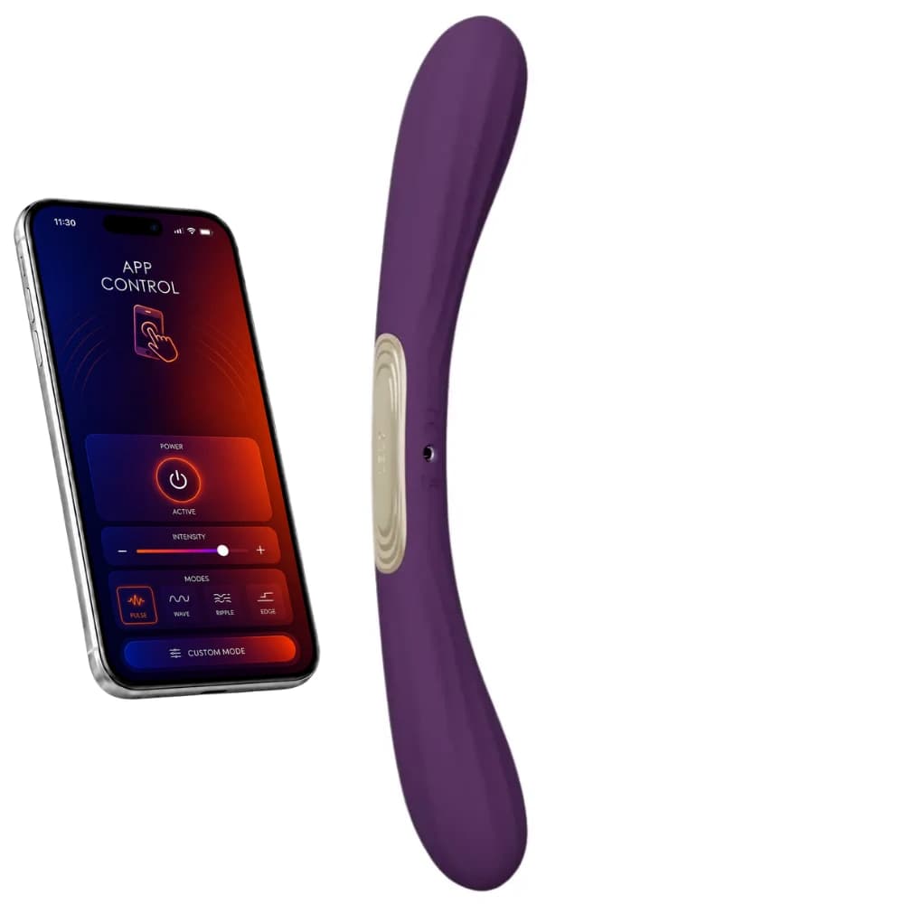 Lelo Boomerang Telefon Kontrollü Çift Uçlu Vibratör-Deep Rose