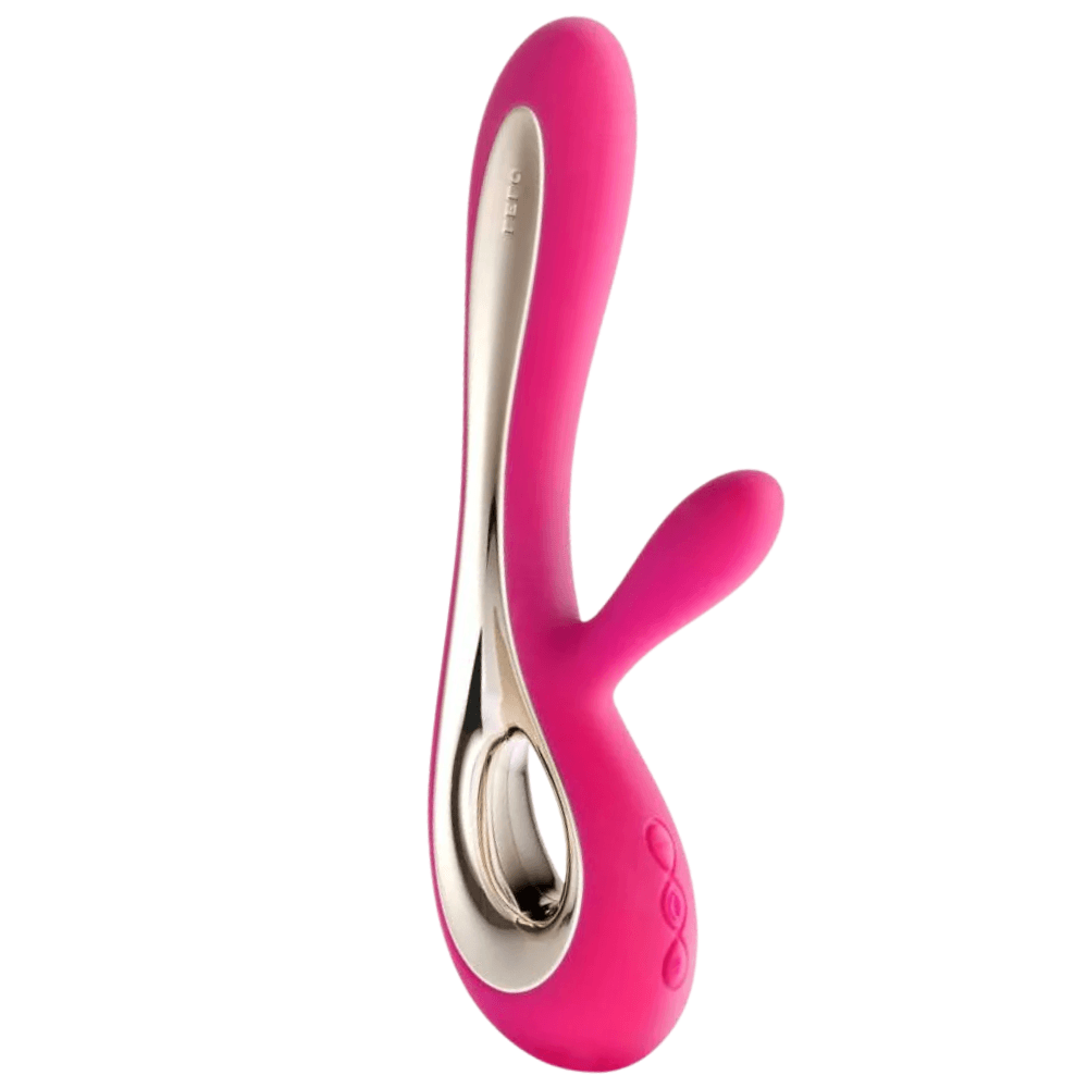 Lelo Soraya 2 Silicone Dual Stimulation Rabbit Vibrator-Cerise