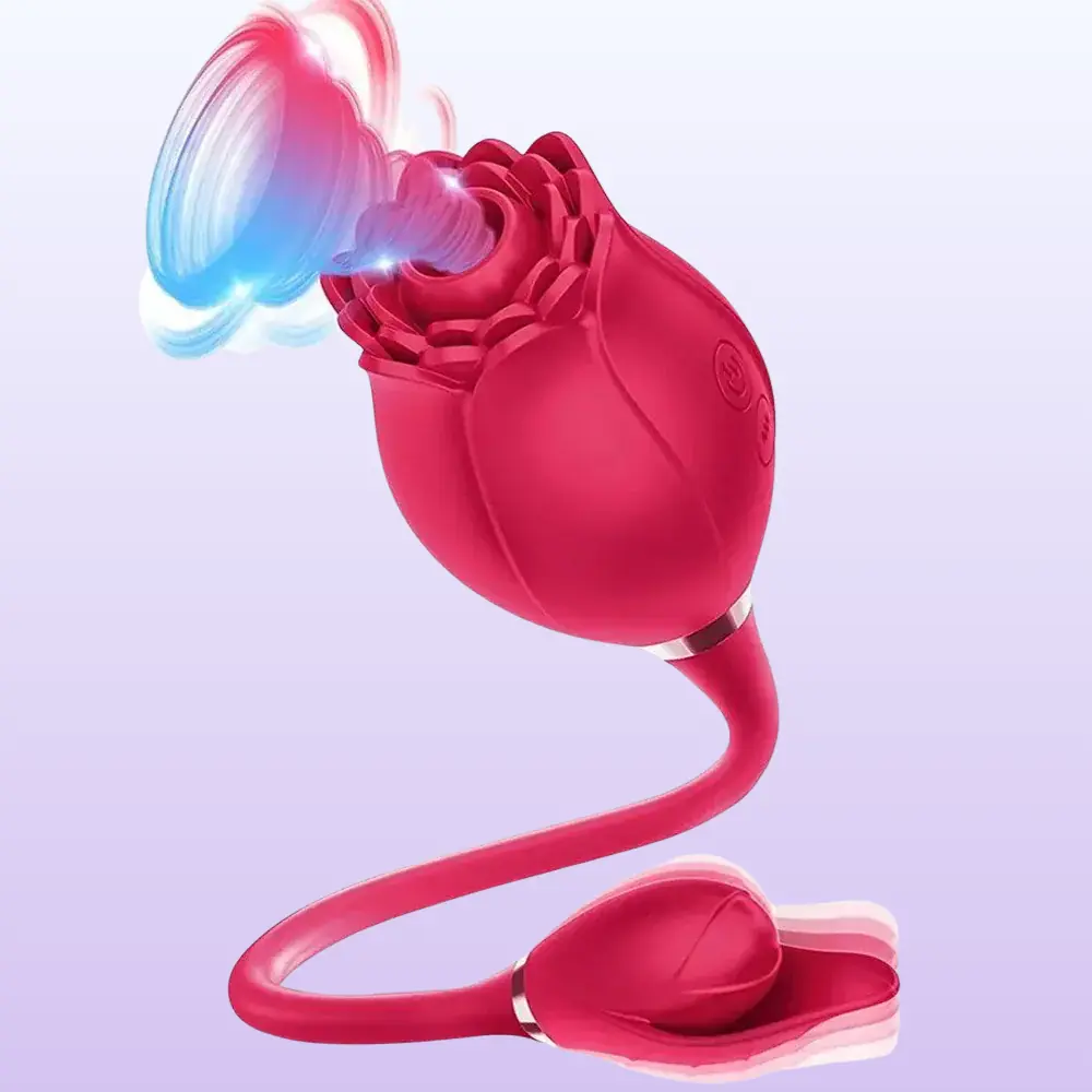 The Vibe Rose Klitoral Emiş Güçlü Gül Vibratör