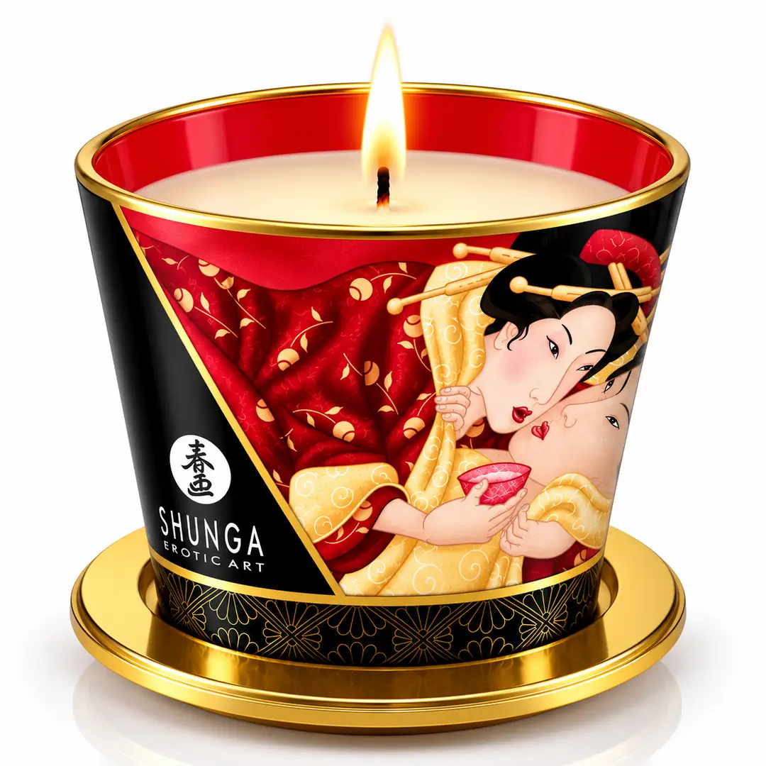 Shunga Massage Candle Sensual Moments 170 ml – Romantik Aromalı Erotik Masaj Mumu