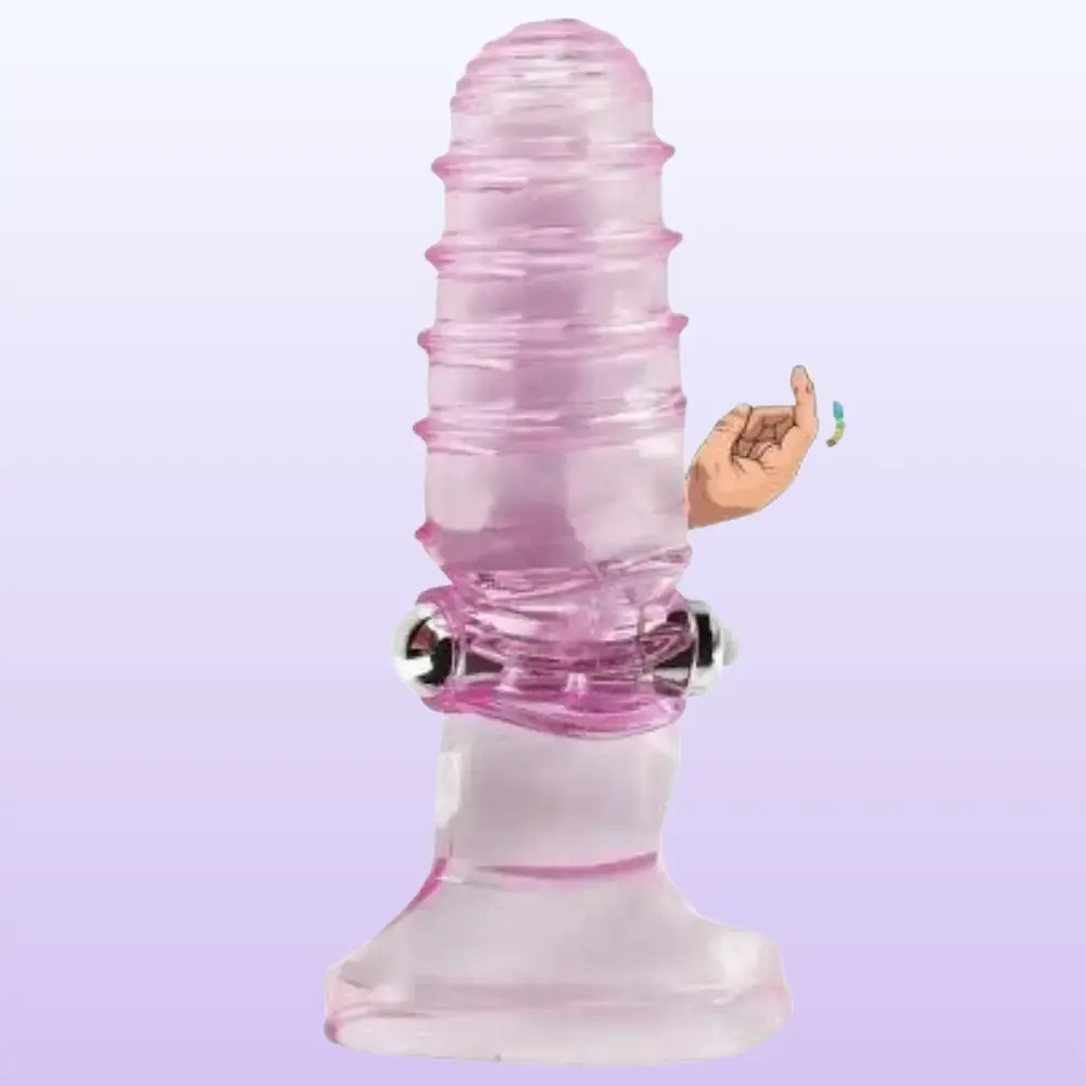 The Finger Sleeve Vibe G-Stimulant 10 Mod Parmak Vibratör-Pink