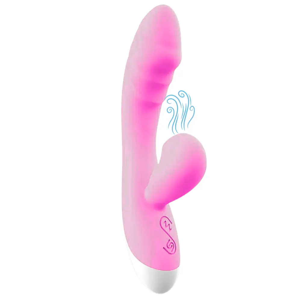 The Vibe Curved Sucking Emiş Güçlü Rabbit Vibratör-Pink