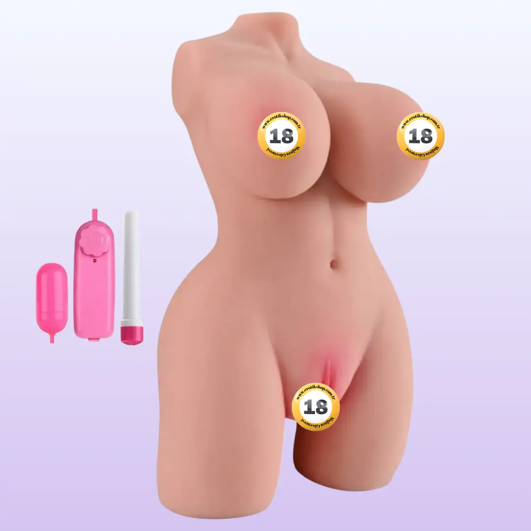 The Masturbation Woman Staw Titreşimli ve Isıtmalı Yarım Vücut Mastürbatör 5.5 Kg.