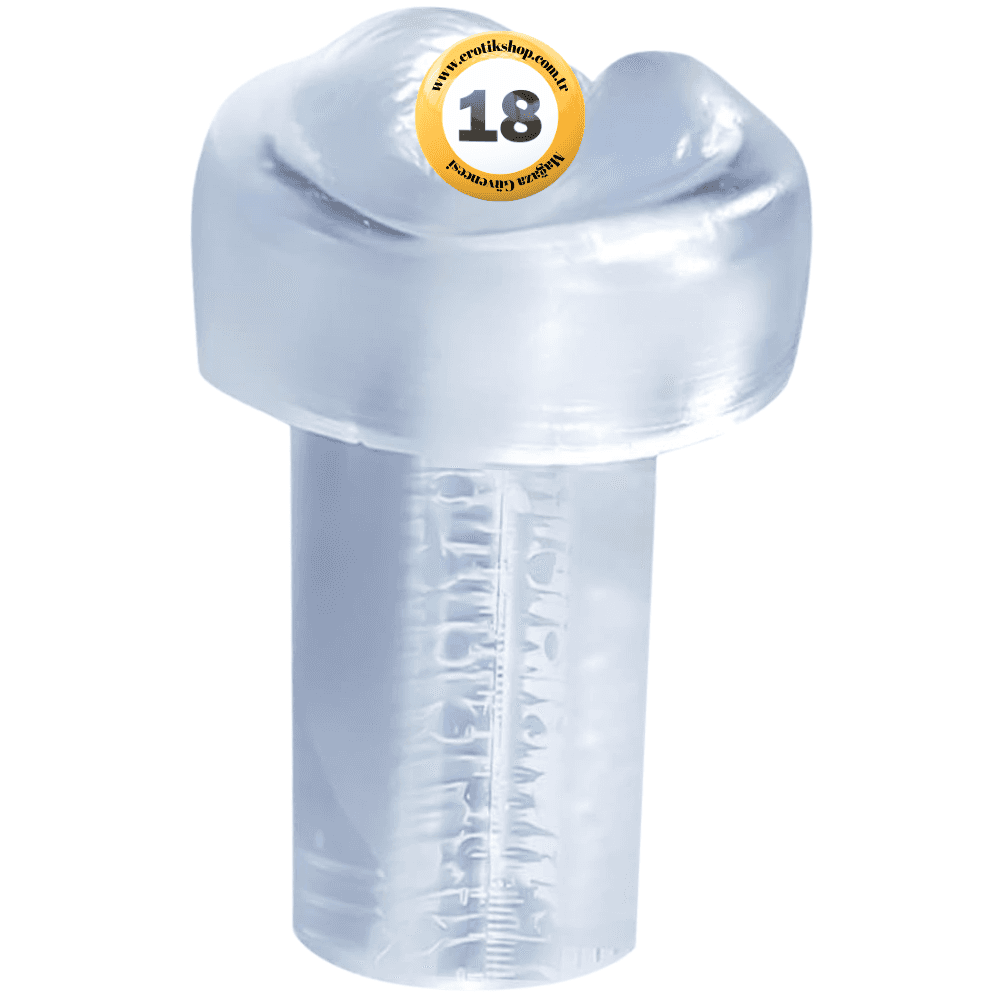Canwin Vaccum Pump Silicone Uzun Penis Pompası Başlığı-Clear