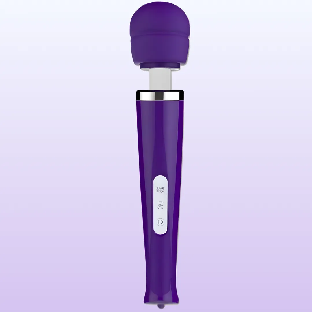 The Massage Wand Purius Purple Profesyonel 10 Modlu Güçlü Masaj Aleti