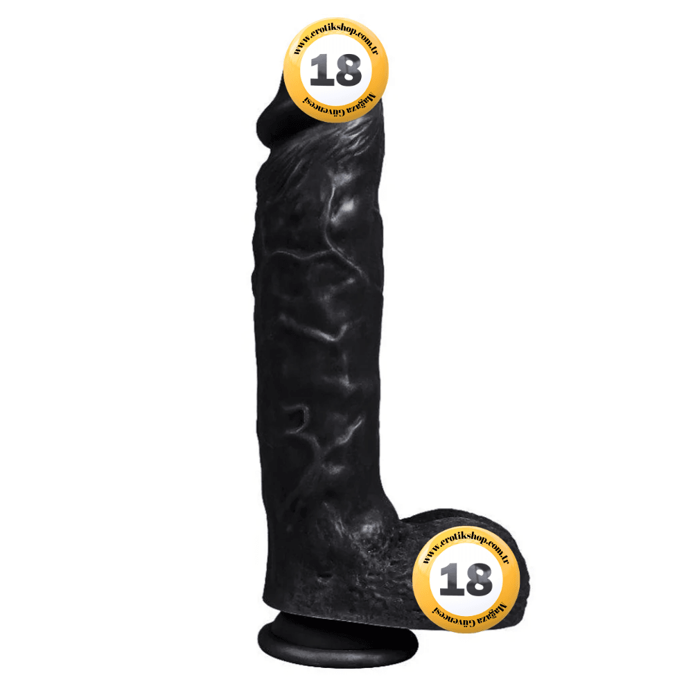 Xise Dildo Series Spartacus 24 cm Realistik Penis XS-WBC10003-Black