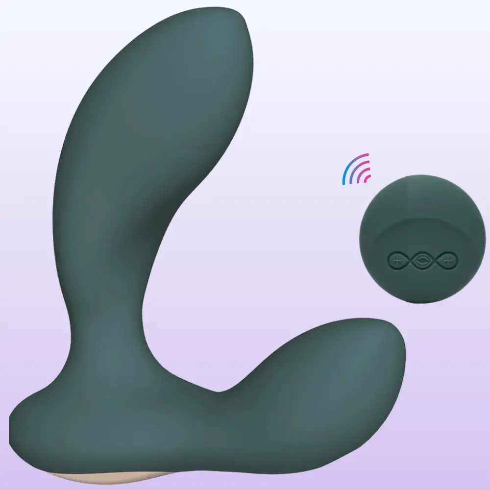 Lelo Hugo 2 Prostate Massager Uzaktan Kumandalı Prostat Masaj Aleti - Dark Green
