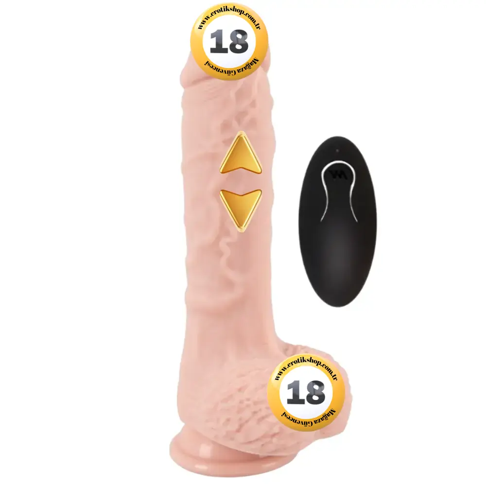 You2Toys Medical Silicone Realistic Rotating Dildo Dönebilen Titreşimli Penis