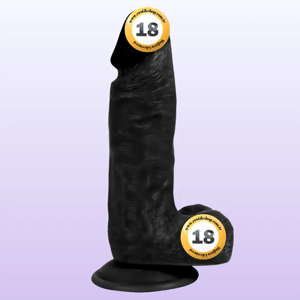 Xise Dildo Series İron Dragon 18 cm Realistik Penis XS-WBC10027-Black